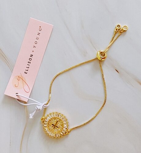 Mesmerized By The Cross Slide Bracelet