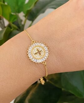 Mesmerized By The Cross Slide Bracelet