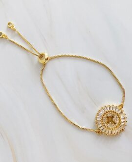 Mesmerized By The Cross Slide Bracelet