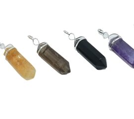 Swirl Top Double Terminated Pendant