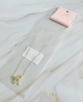 Simply Shine Bow Necklace