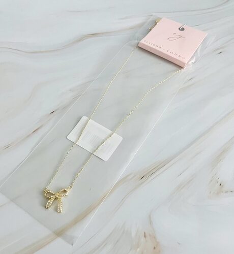 Simply Shine Bow Necklace