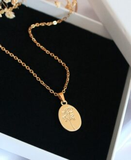 “Bouquet de Roses” 24K Classy Floral Necklace