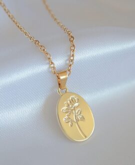 “Bouquet de Roses” 24K Classy Floral Necklace